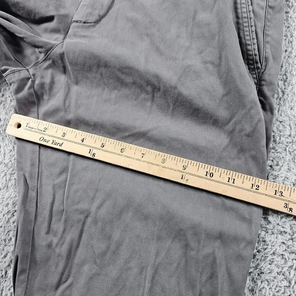 Perk Pants Mens 36x28 Gray 2.0 Chino Slim Straight Stretch Feel Good Golf Twill